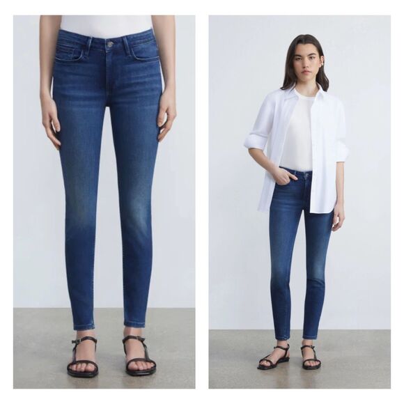 LAFAYETTE 148 Mercer Denim Skinny Jeans, Sz 8 - Picture 1 of 9